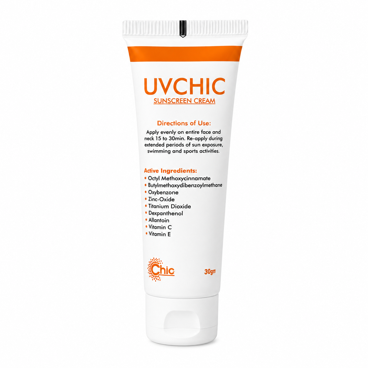 UVChic Sunscreen Cream SPF 60/PA+++ – 30g